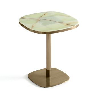 AM.PM Bistrot tafel met plateau in jade &Oslash;60 cm Lixfeld