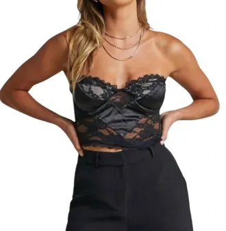 Runaway The Label Celeste Bustier In Black