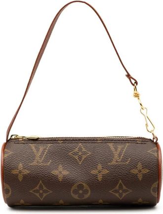 Louis Vuitton Pre-owned Mini Bags, female, Brown, Size: ONE SIZE Pre-owned Printed Leather Shoulder Bag