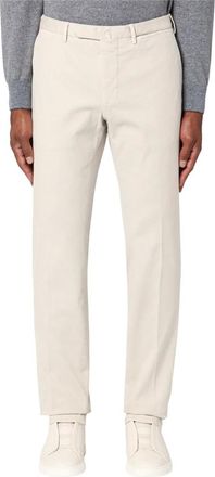 Santaniello Chinos, male, Beige, 3XL, Light Beige Cotton Trousers