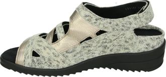 Durea Schoenen, Dames, Veelkleurig, 40 EU, Leer, 7426 Wedge Sandal