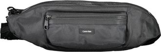 Calvin Klein Mens Belt Bag Zippered Closure - Black - One Size