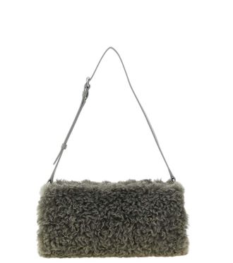 Stella McCartney Grey Logo Pochette Small Shoulder Bag