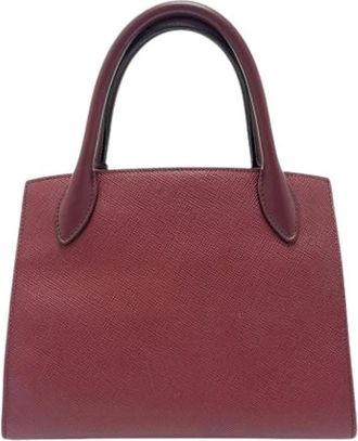 Prada Pre-owned Vintage Handbag - Dames - Vintage Handtas - Rood - ONE Size - Leer - Vintage