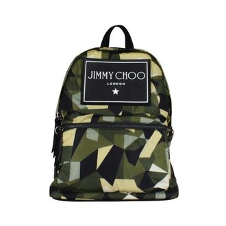 Jimmy Choo London Pre-owned Wilmer Rugzak - Heren - Pre-owned - Groen - Maat: ONE Size Leer