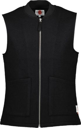 Japan Rags Mei zip-up gilet - men - Wool - M - Black