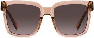 Kate Spade New York Shira 55mm Sunglasses in Brown Pink/pink Ds at Nordstrom