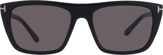 Tom Ford Aslan Smoke Square Mens Sunglasses FT1175 01A 56