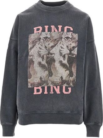 Anine Bing Tiger Bing print Miles sweatshirt Woman XS