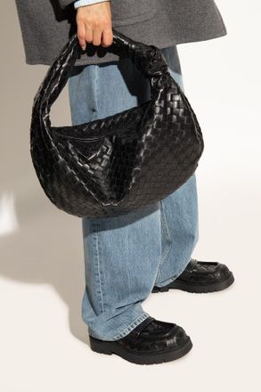 Bottega Veneta Small Jodie Hobo Bag, Womens, Black