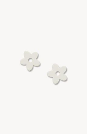 Machete Jewelry Petite Flower Charms in White Matte at Nordstrom