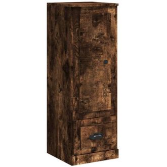 vidaXL Highboard Smoked Oak 36x35.5x103.5 cm Engineered Wood Vidaxl