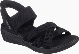 Skechers Womens Arya Cooling Off Womens Sandals - Black - Size: 5