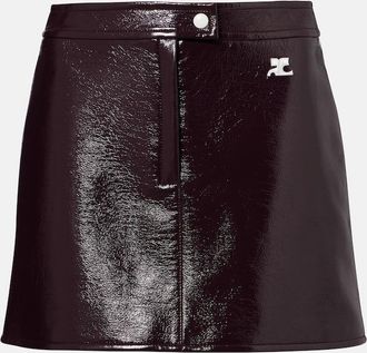 Courr&egrave;ges Courr&egrave;ges Cotton-blend miniskirt