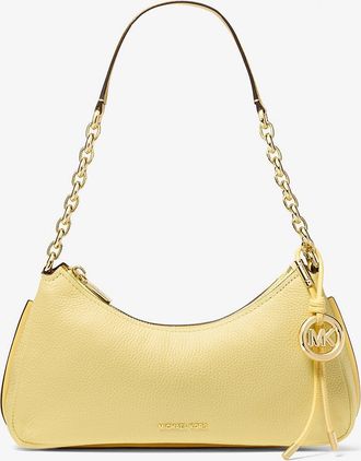 Michael Kors Nolita Medium Pebbled Leather Chain Pochette