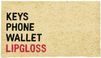 Tag DonT Forget Non-Slip Coir Mat Multi Coir Everyday,Summer in Beige at Nordstrom, Size Medium