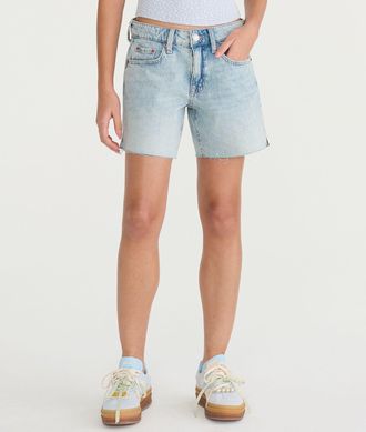 A&eacute;ropostale Low-Rise Baggy Denim Shorts 6