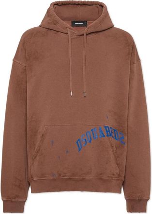 Dsquared2 Hoodie - Heren - Hoodies - Bruin - L - Hoodies & sweatvesten