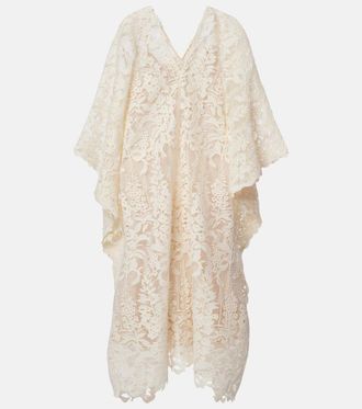Oscar De La Renta Guipure lace kaftan