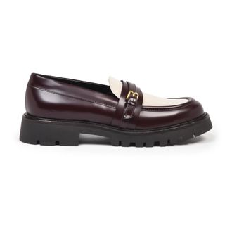 Baldinini Mocasin de Piel Cepillada - Shoes - Mujer - Rojo - 38 1/2 EU