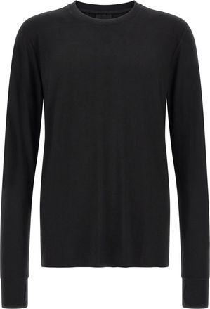 Thom Krom Black Solid Crew Neck T-Shirt