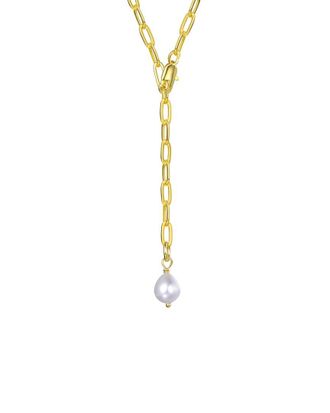 Genevive 14K Pearl Chain Necklace