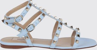 Valentino Garavani Sandali bassi Rockstud in pelle di vitello con borchie