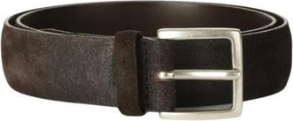 Orciani Cloudy Suede Riem - Heren - Riemen - Bruin - 100 CM - Su&egrave;de - Accessoires