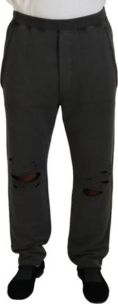 Dsquared2 Dsquared&sup2; Cotton Men Casual Tattered Mens Pants (Pre-Owned)