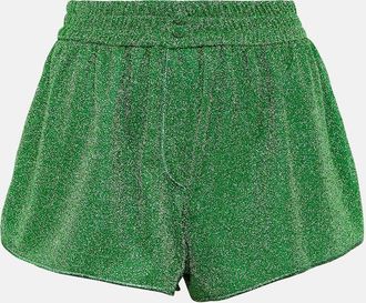 Oséree Lumiere high-rise shorts