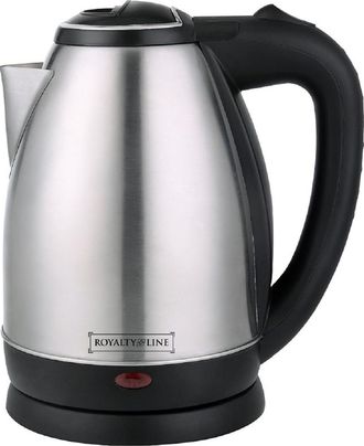 Trade Shop Trade Shop - Bollitore Elettrico In Acciaio Inox 1,8lt 2200w Acqua Calda Bollilatte Silver
