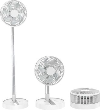 OEM Ventilador Port&aacute;til Plegable Con Control Manual - Di&aacute;metro 20 Cm, Plegable Y Telesc&oacute;pico, Bater&iacute;a De 5400 Mah, 4 Velocidades, Control Remoto, Oscilaci