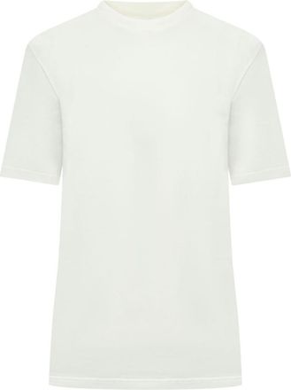 Jil Sander White Logo Crew Neck T-Shirt