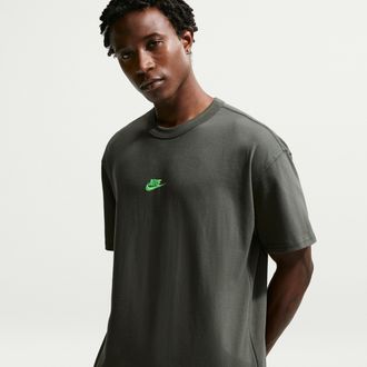 Nike Mens Nike Sportswear Premium Essentials T-Shirt in Grey | IH1121-005