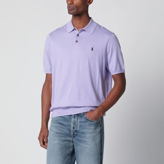 Polo Ralph Lauren Lilac cotton polo shirt