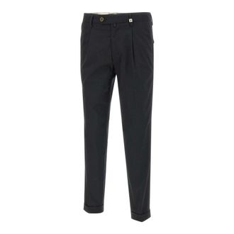 Myths Suit Trousers, male, Black, Size: XL Pleated Chino