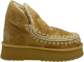 Mou Mini Skimo Boot - Dames - Winterlaarzen - Beige - 38 EU - Wol - Schoenen