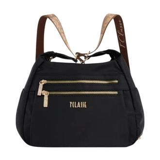 Alviero Martini 1A Classe Tracolla Whisper in Nylon 3 Modi di Portabilit&agrave; - - Bags - Donna - Nero - ONE SIZE