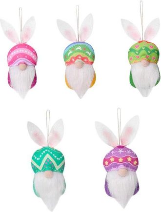 OEM Colgante De Conejito De Pascua, 10 Piezas - Mu&ntilde;eco De Gnomo Peque&ntilde;o, Tela No Tejida