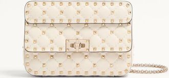 Valentino Garavani Borsa Piccola Rockstud Spike In Nappa Donna LIGHT IVORY UNI