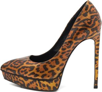 Saint Laurent 135mm Janis heeled pumps - Yellow