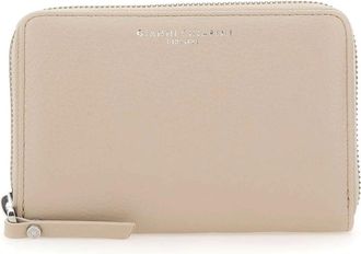 Gianni Chiarini Grain Wallet - Dames - Portefeuilles - Beige - ONE Size - Leer - Accessoires