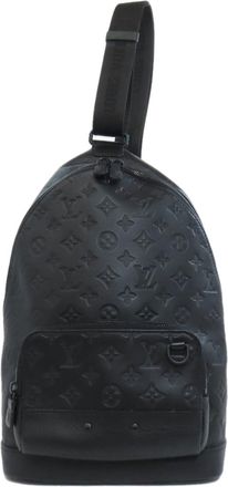 Louis Vuitton Monogram Shadow Black Monogram Shadow Sling Bag (Pre-Owned)