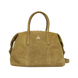 Patrizia Pepe Patrizia Pepe, Handbags, female, Green, Size: ONE SIZE Suede Tote Bag