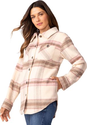 Free Country Womens Hayley Plaid Shacket