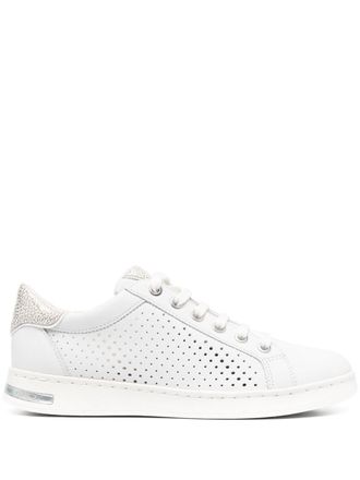 Geox Jaysen low-top leather sneakers - women - Calf Leather/Rubber/Calf Leather - 36 - White