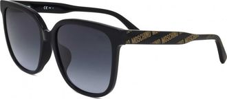 Moschino Womens MOS134 F S 58 7RM Sunglasses - Black - One Size