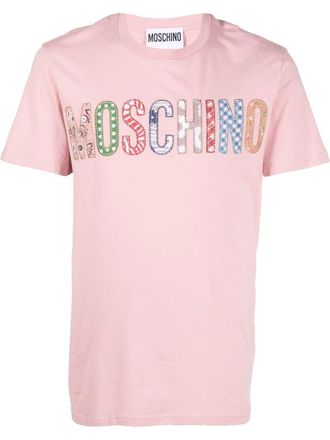 Moschino T-shirt con stampa - Rosa