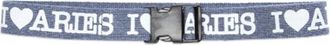 Aries Cintura Gialla - unisex - Riemen - Blauw - ONE Size - Katoen - Accessoires