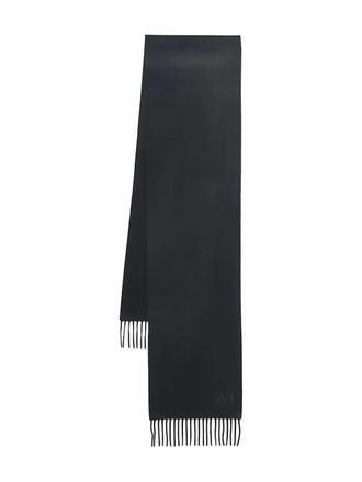 Max Mara fringed scarf - Marrone